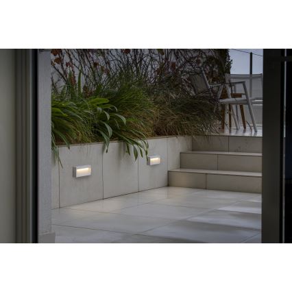 FARO 71967 - Luminaire d'escalier LED DUNE LED/6W/230V 2200/2700/3200/4000K IP65 blanc rectangulaire