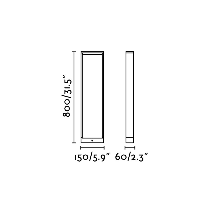 FARO 74452 - Lampadaire LED extérieur ALP LED/6W/230V IP54