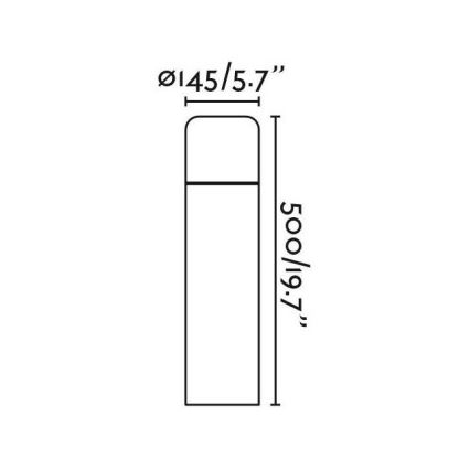 FARO 75604 - Lampe d'extérieur LED MUGA LED/9W/230V IP65