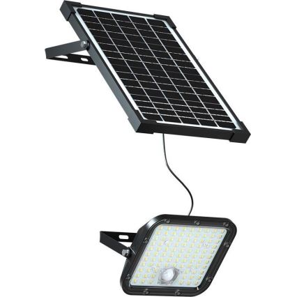 Faro solare LED con sensore LED/30W/6,4V 4000K 6000 mAh + telecomando