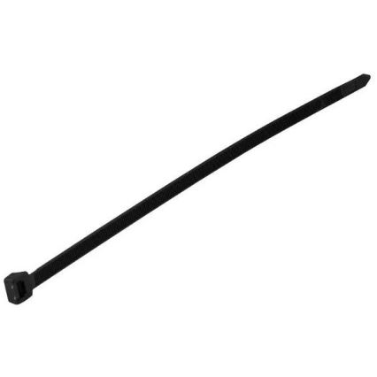 Fascia pieghevole plastica 2,5x100mm 100pcs nera