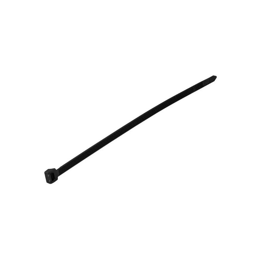 Fascia pieghevole plastica 3,5x200mm 100pcs nera