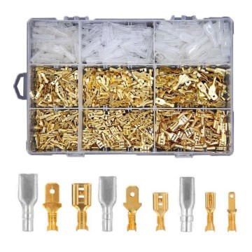 Faston-Steckverbinder, Buchsen, Abdeckungen 2,8-4,8-6,3 mm - Set 900 Stück