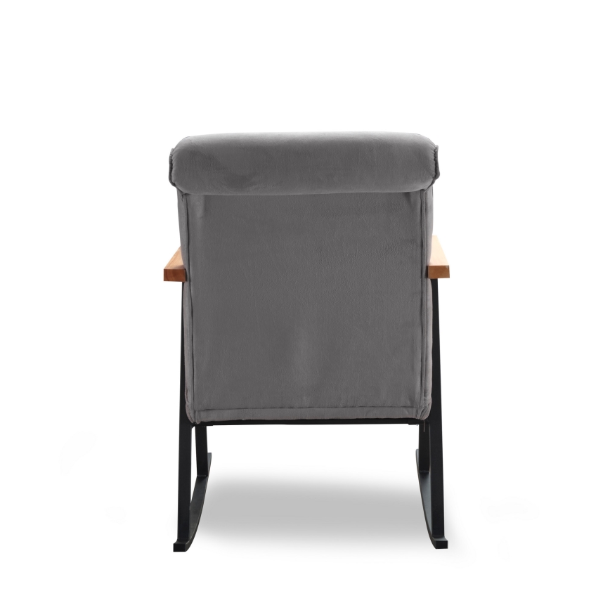 Fauteuil à bascule LUNI gris