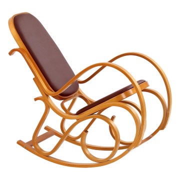 Fauteuil à bascule MAX BIS 95x52 cm marron