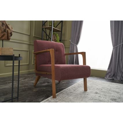 Fauteuil DELI rouge