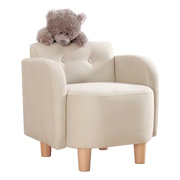 Fauteuil enfant DORY, coloris crème
