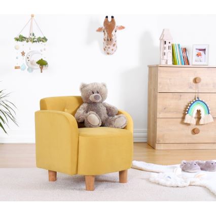 Fauteuil enfant DORY jaune