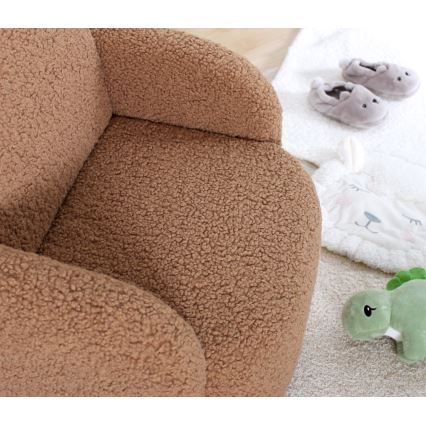 Fauteuil enfant DORY marron
