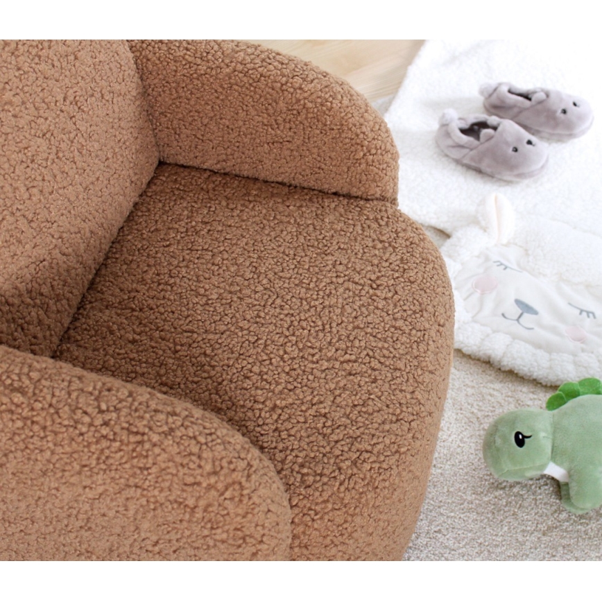 Fauteuil enfant DORY marron