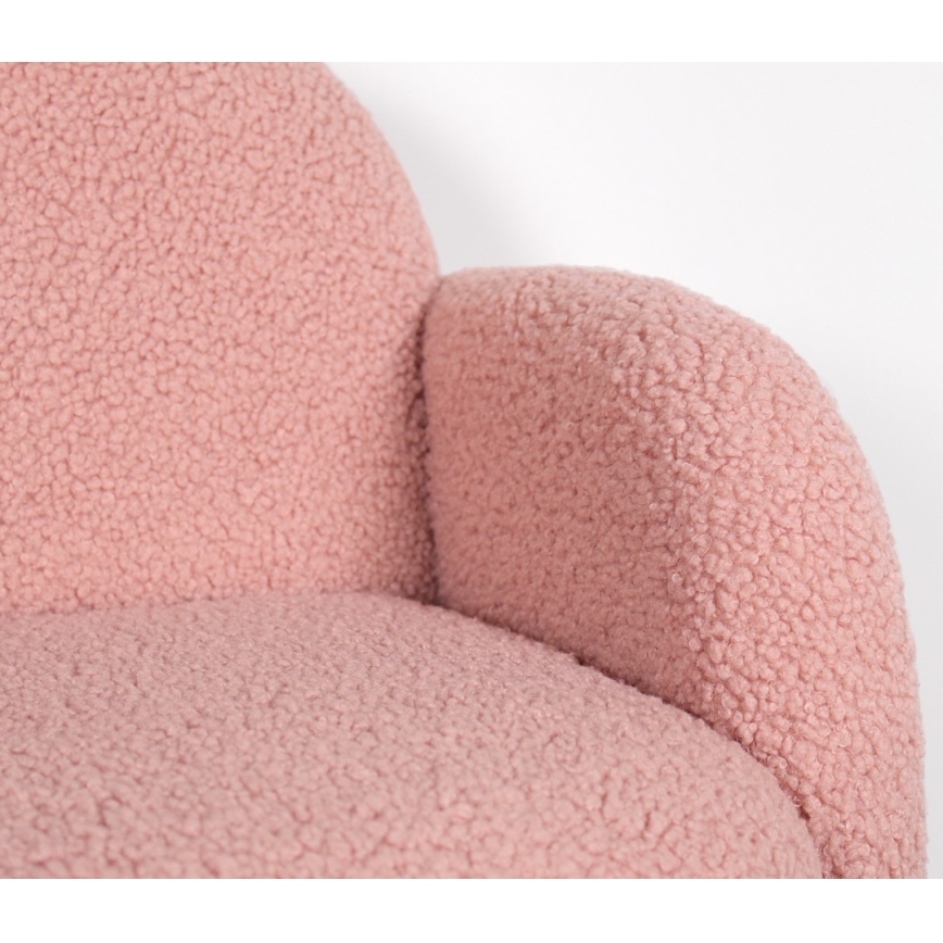Fauteuil enfant DORY rose pâle