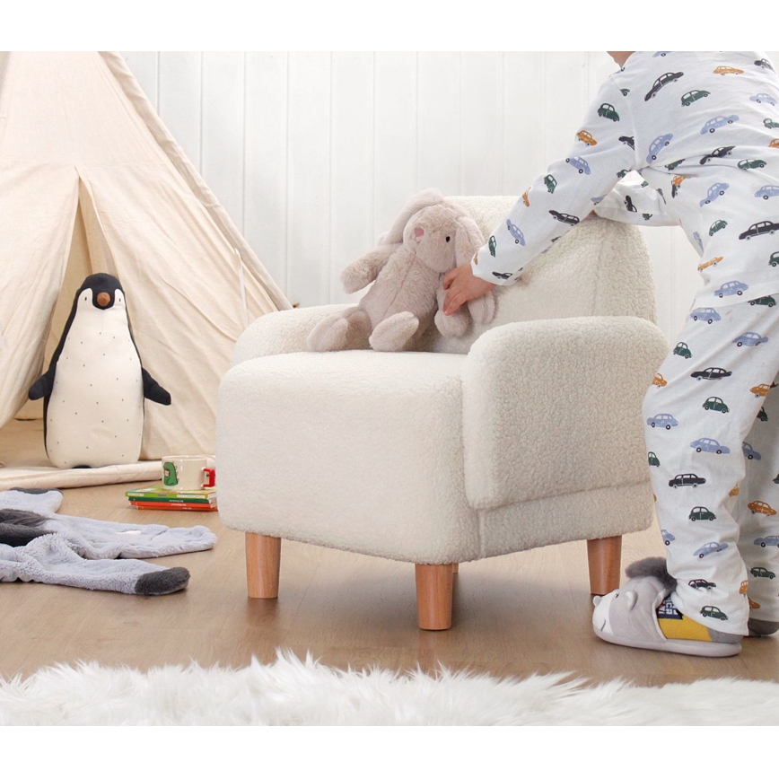 Fauteuil enfant LORY blanc