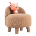 Fauteuil enfant PIXI Ø 46 cm marron