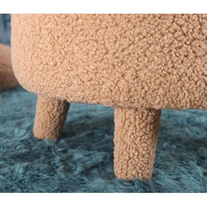 Fauteuil enfant PIXI Ø 46 cm marron