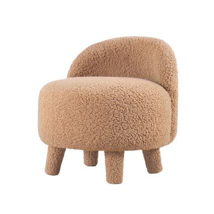 Fauteuil enfant PIXI Ø 46 cm marron