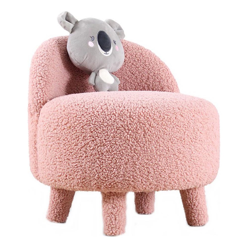 Fauteuil enfant PIXI, Ø 46 cm, rose