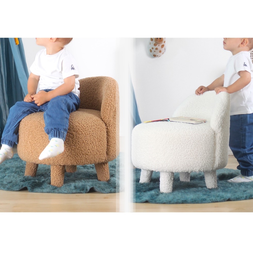 Fauteuil enfant PIXI, Ø 46 cm, rose