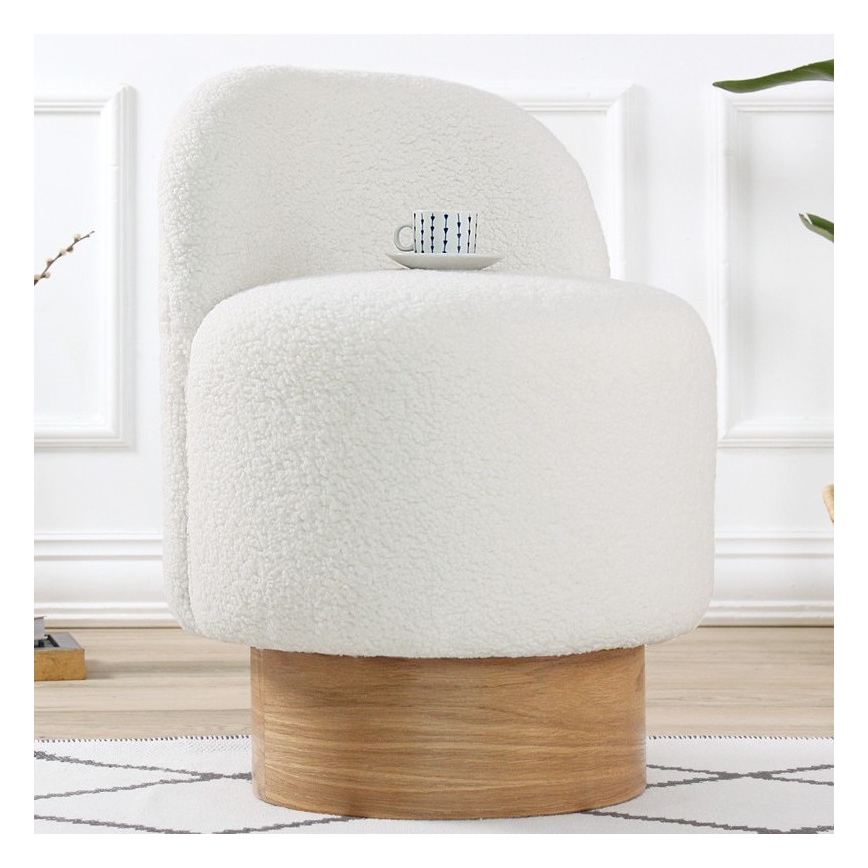 Fauteuil enfant RIKI 40x47 cm blanc