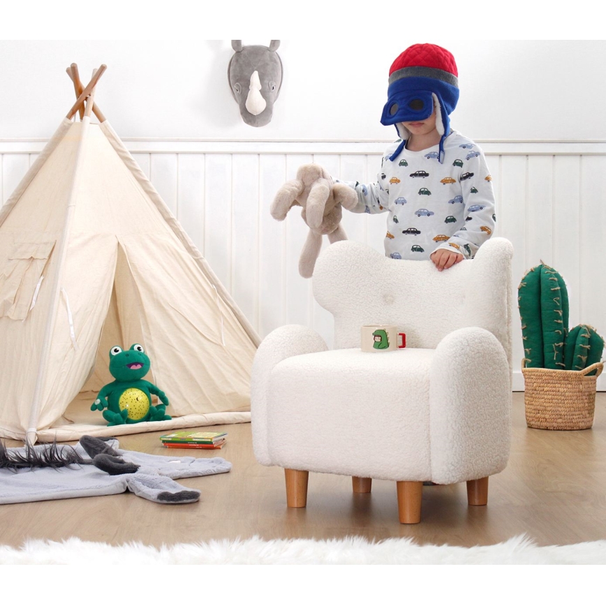 Fauteuil pour enfant TOBI blanc