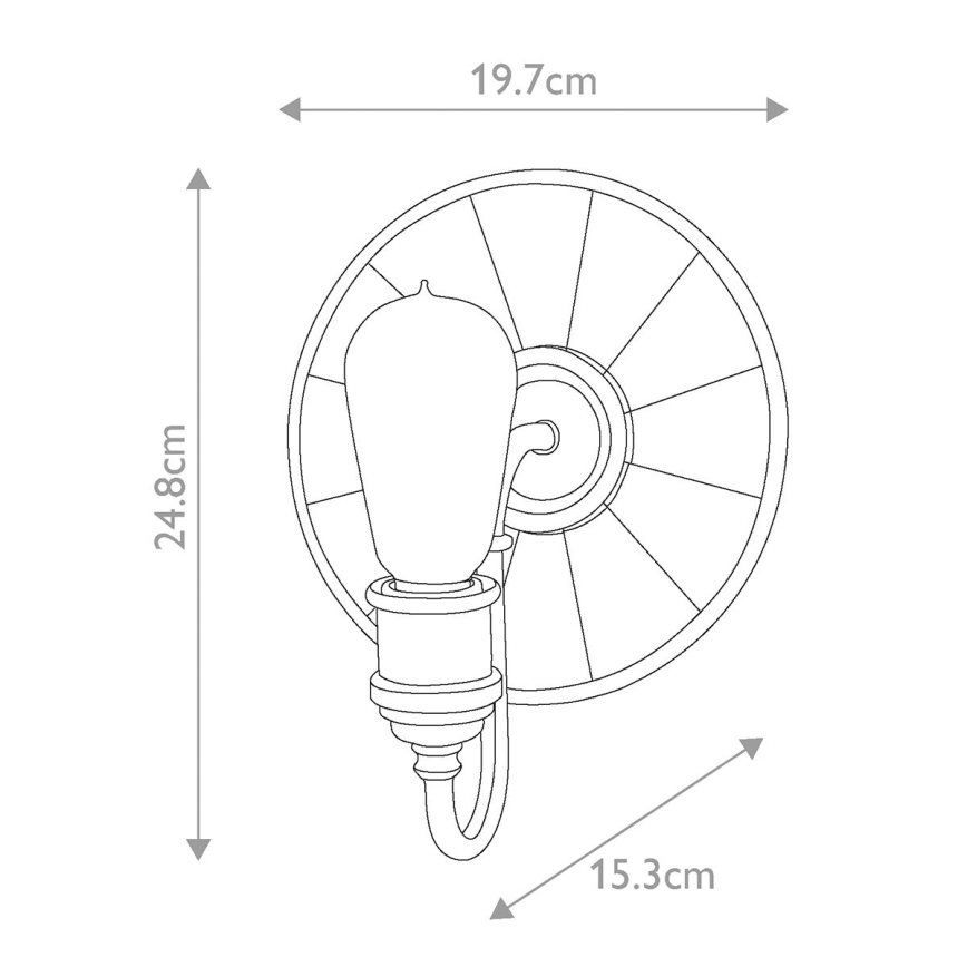 Feiss - Applique URBAN RENEWAL 1xE27/100W/230V bronzo