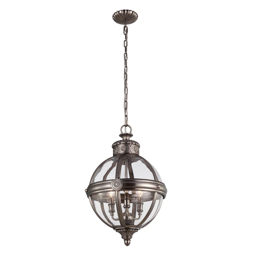 Feiss - Suspension chaîne ADAMS 3xE14/60W/230V bronze