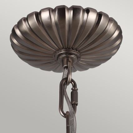 Feiss - Suspension chaîne ADAMS 3xE14/60W/230V bronze