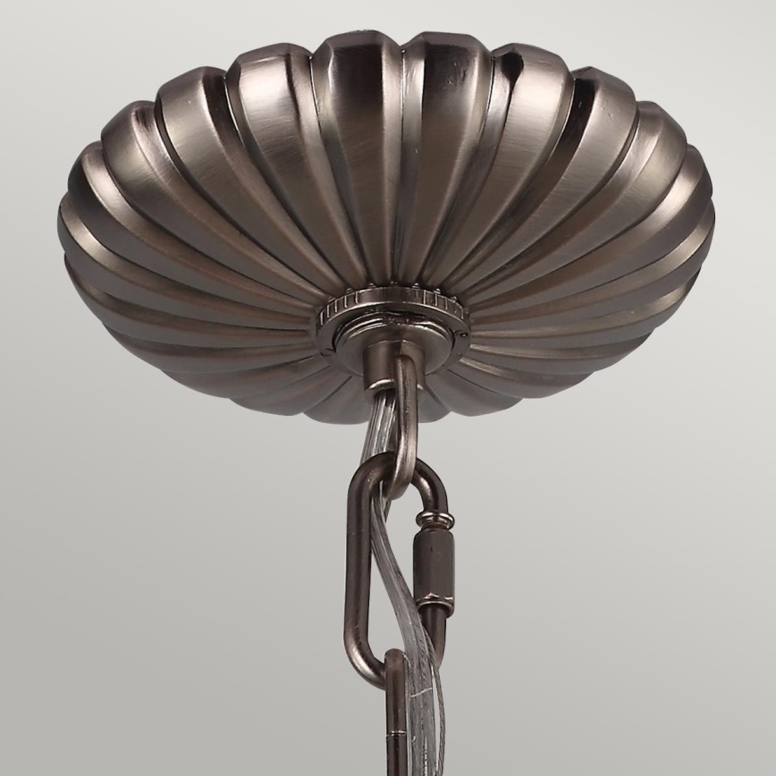 Feiss - Suspension chaîne ADAMS 3xE14/60W/230V bronze