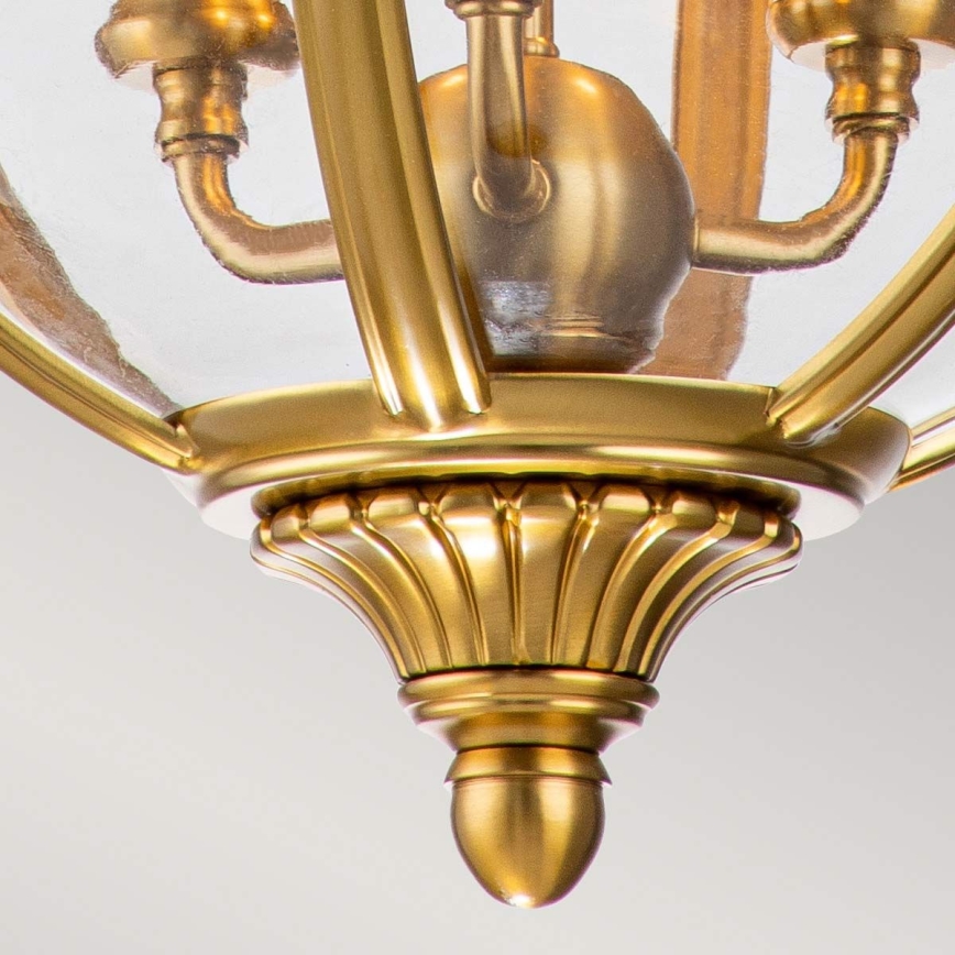 Feiss - Suspension chaîne ADAMS 3xE14/60W/230V doré