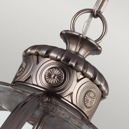 Feiss - Lampadario a sospensione con catena ADAMS 4xE14/60W/230V bronzo