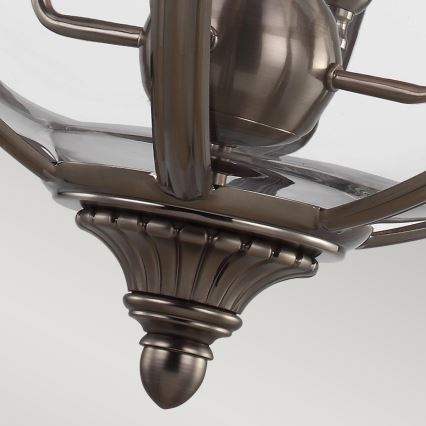 Feiss - Lampadario a sospensione con catena ADAMS 4xE14/60W/230V bronzo