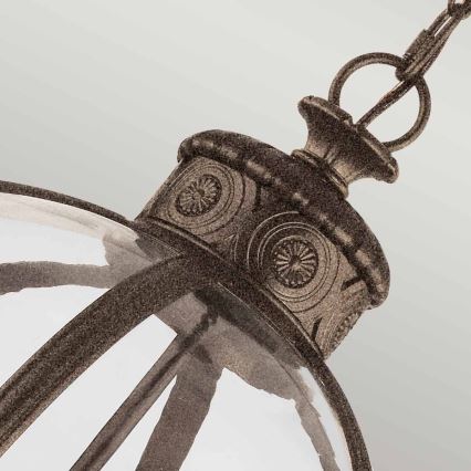 Feiss - Suspension chaîne ADAMS 4xE14/60W/230V bronze