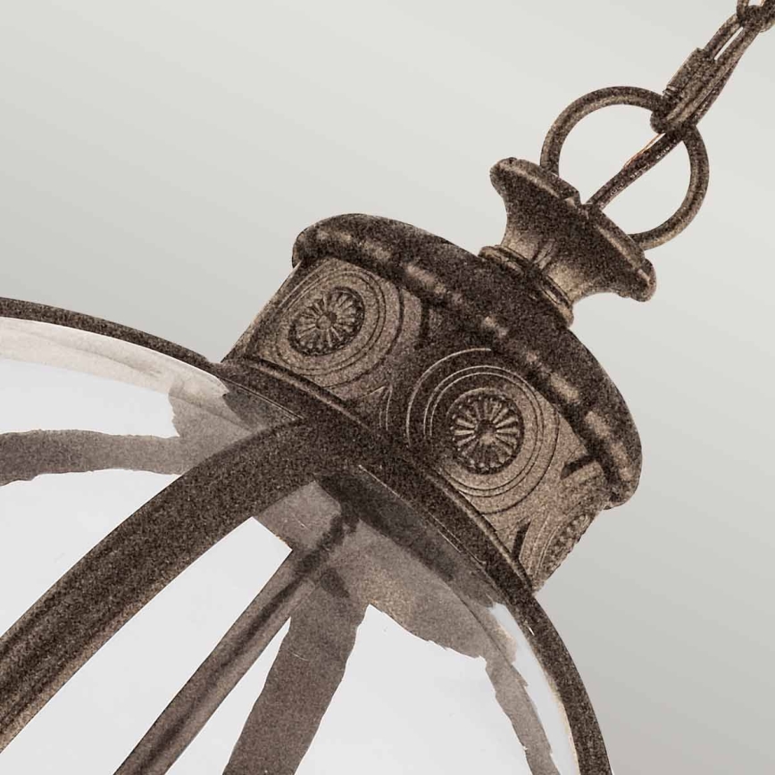 Feiss - Suspension chaîne ADAMS 4xE14/60W/230V bronze