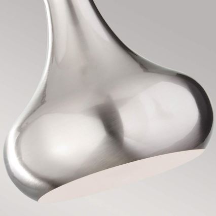 Feiss - Lampadario a sospensione su cavo BESO 1xE27/60W/230V cromo opaco/nero