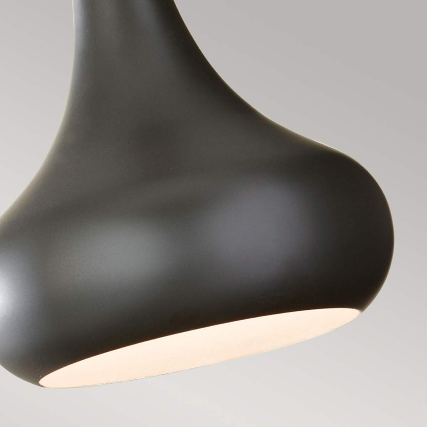 Feiss - Lampadario a sospensione BESO 1xE27/60W/230V Ø 17,9 cm nero/rame