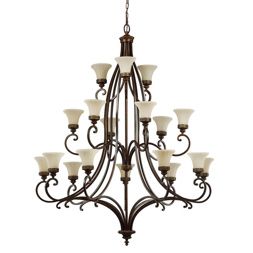 Feiss - Lampadario a sospensione con catena DRAWING ROOM 18xE27/60W/230V