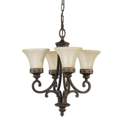 Feiss - Kronleuchter an Kette DRAWING ROOM 4xE27/60W/230V