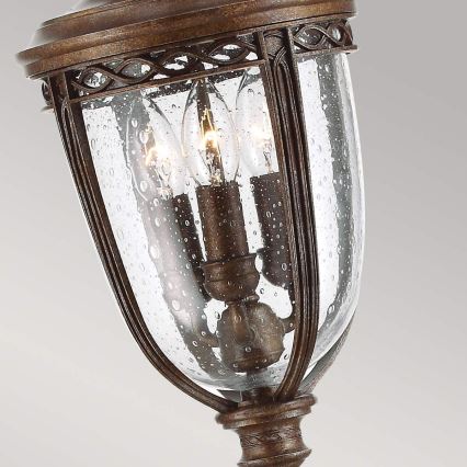 Feiss - Lampada da esterno ENGLISH BRIDLE 3xE14/60W/230V IP44