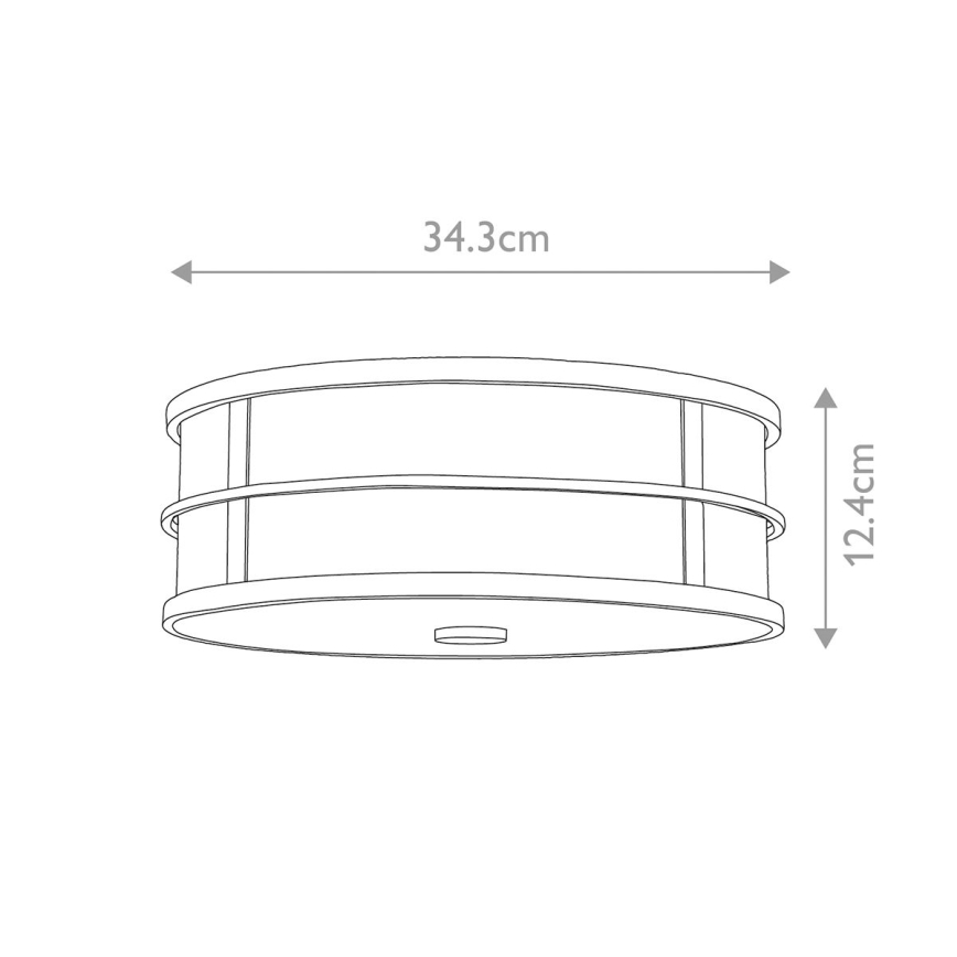 Feiss - Plafonnier FUSION 3xE27/40W/230V doré
