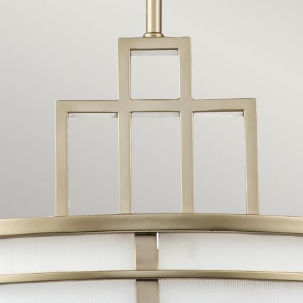 Feiss - Lampadario con asta FUSION 3xE27/40W/230V dorato