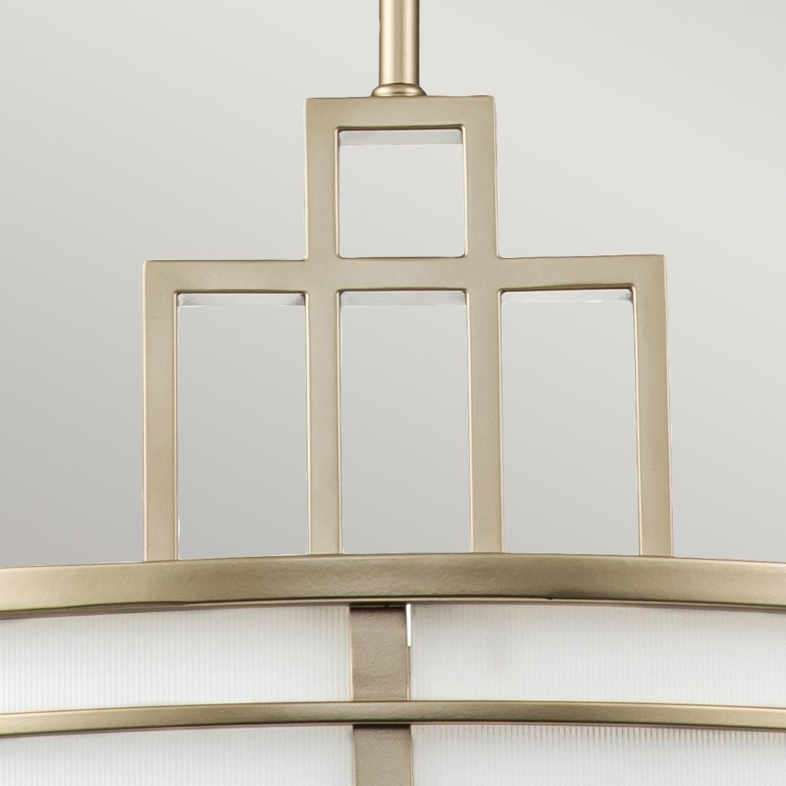 Feiss - Lampadario con asta FUSION 3xE27/40W/230V dorato