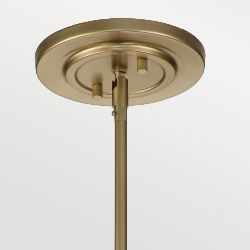 Feiss - Pendelleuchte mit Stange FUSION 3xE27/40W/230V gold