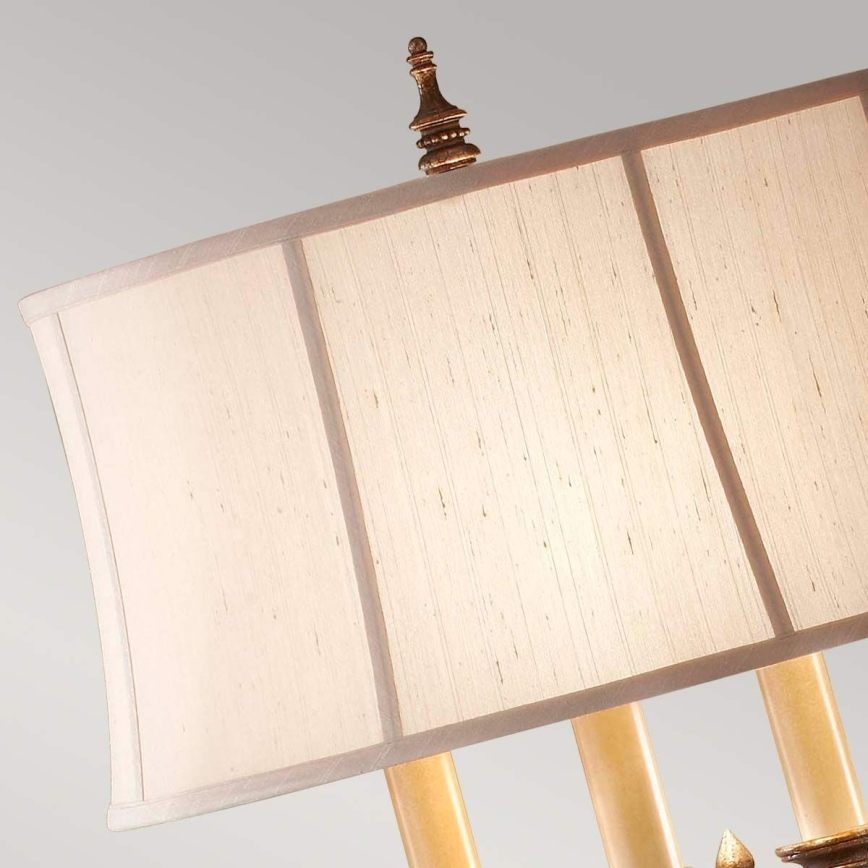 Feiss - Lampada con piedistallo GIBSON 4xE27/60W/230V