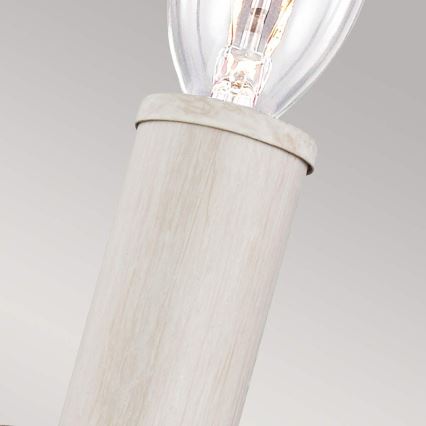 Feiss - Applique murale HARTSVILLE 1xE14/40W/230V beige/marron