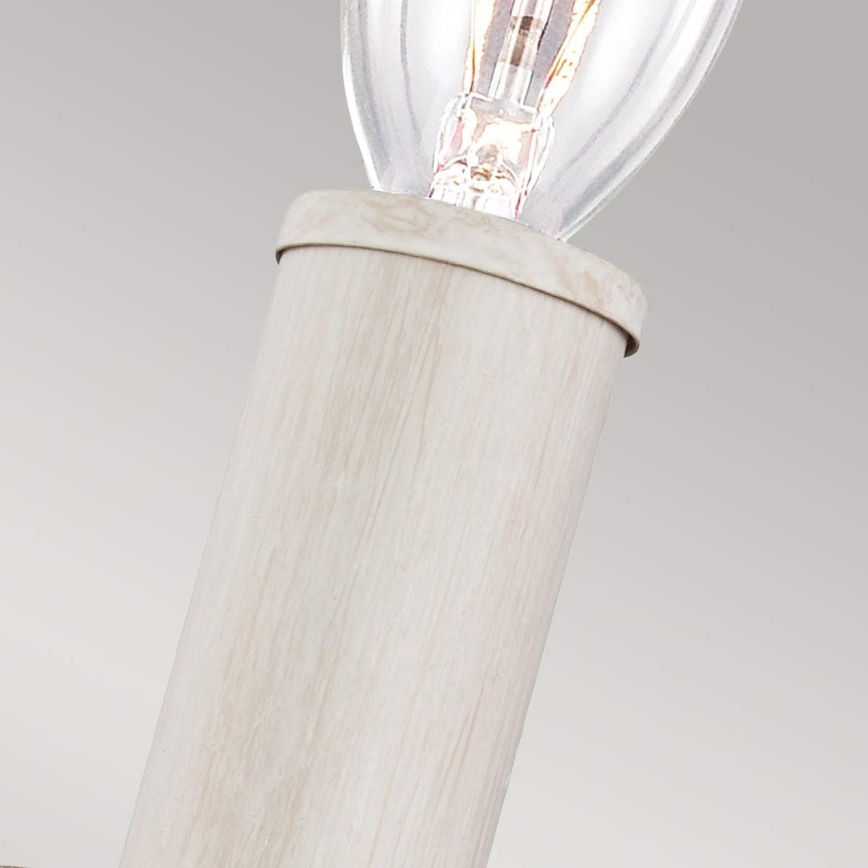 Feiss - Applique murale HARTSVILLE 1xE14/40W/230V beige/marron