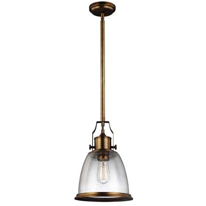 Feiss - Suspension-barre HOBSON 1xE27/60W/230V bronze
