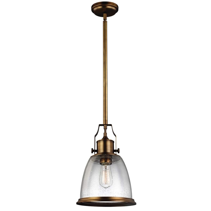 Feiss - Suspension-barre HOBSON 1xE27/60W/230V bronze