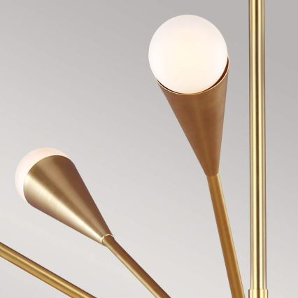 Feiss - LED-Deckenleuchte an Stange JAX 10xG9/3W/230V golden