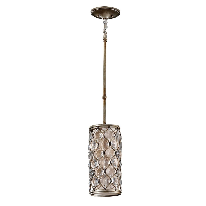 Feiss - Lampadario a sospensione con supporto rigido LUCIA 1xE27/60W/230V