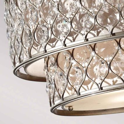 Feiss - Lampadario a sospensione con supporto rigido LUCIA 6xE27/60W/230V
