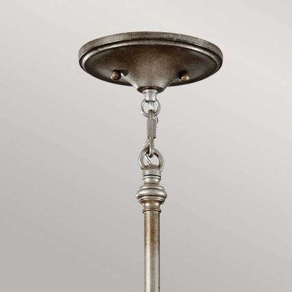 Feiss - Lampadario a sospensione con supporto rigido LUCIA 6xE27/60W/230V